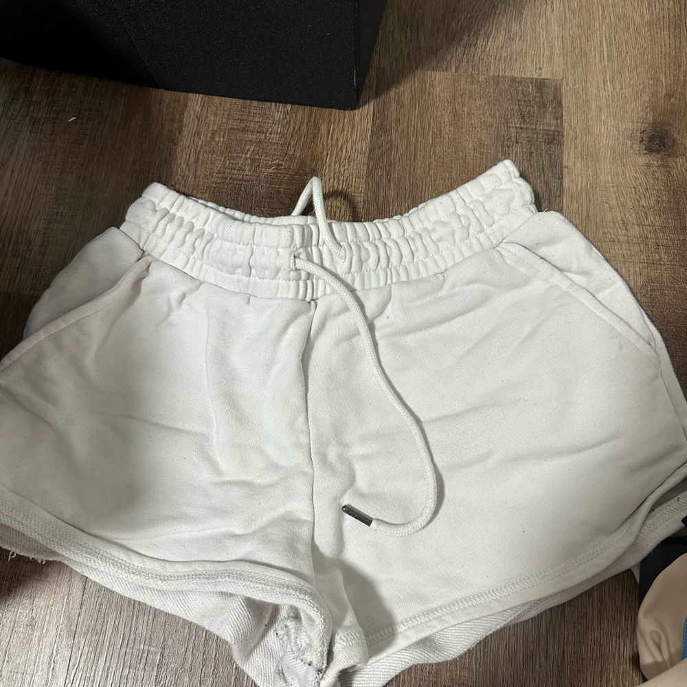 Forever 21 White Athletic Shorts